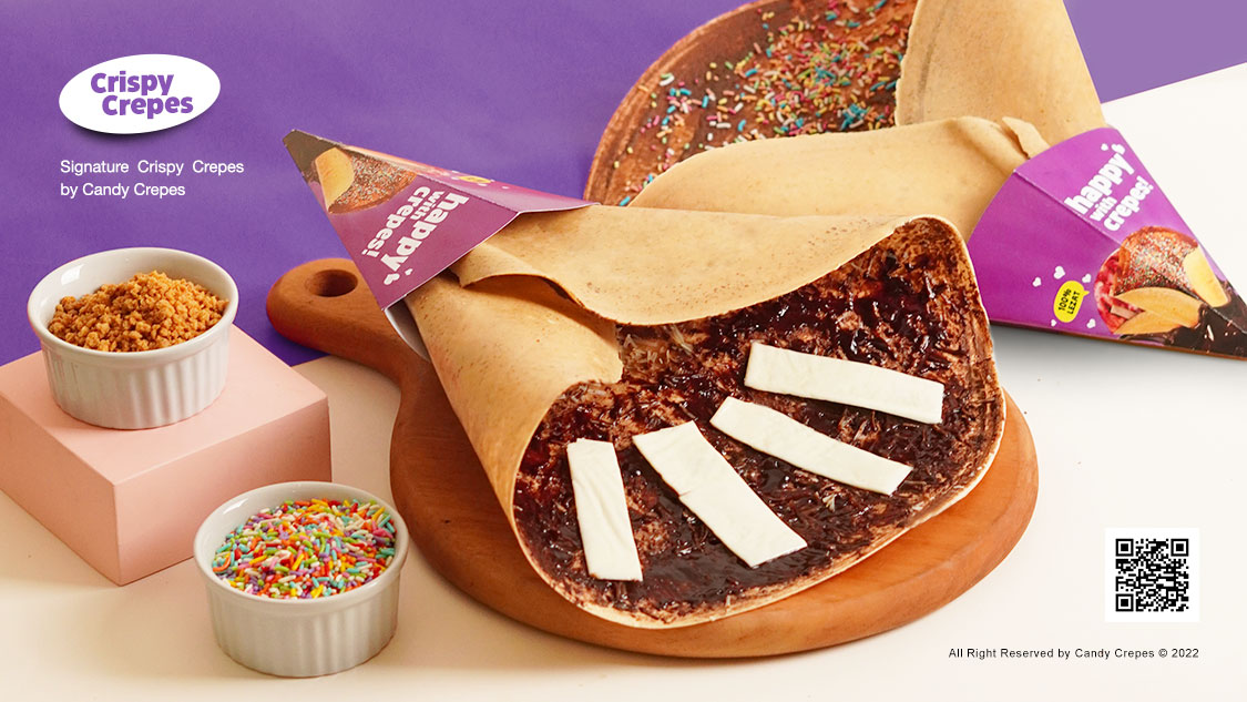 Produk Signature Franchise Candy Crepes