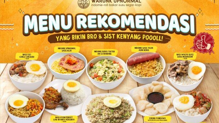 Menu Andalan Franchise Warunk Upnormal