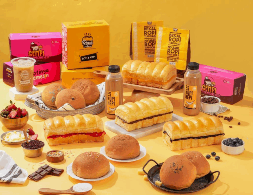 Ragam menu Franchise Roti Ropi