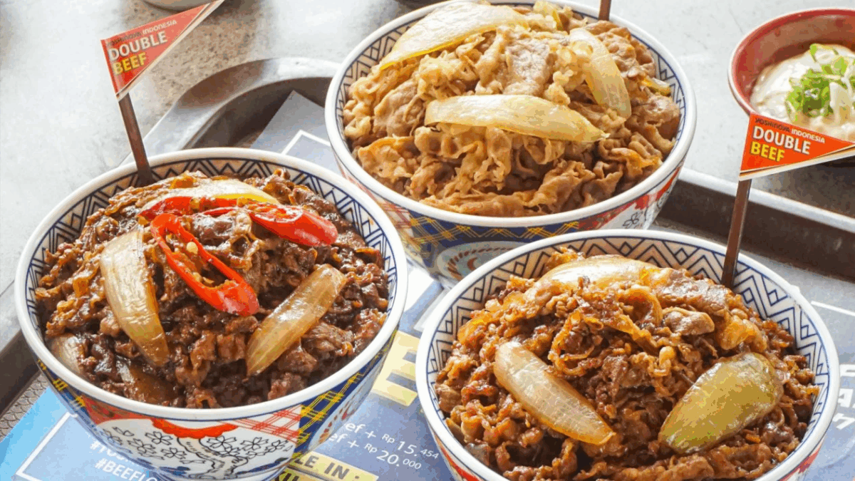 Beragam Menu Franchise Yoshinoya