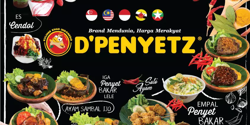Beragam Menu Franchise D'Penyetz