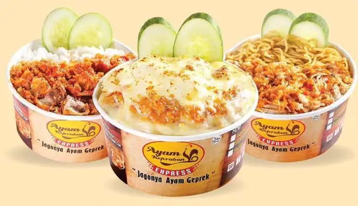 Ragam menu Franchise Ayam Keprabon