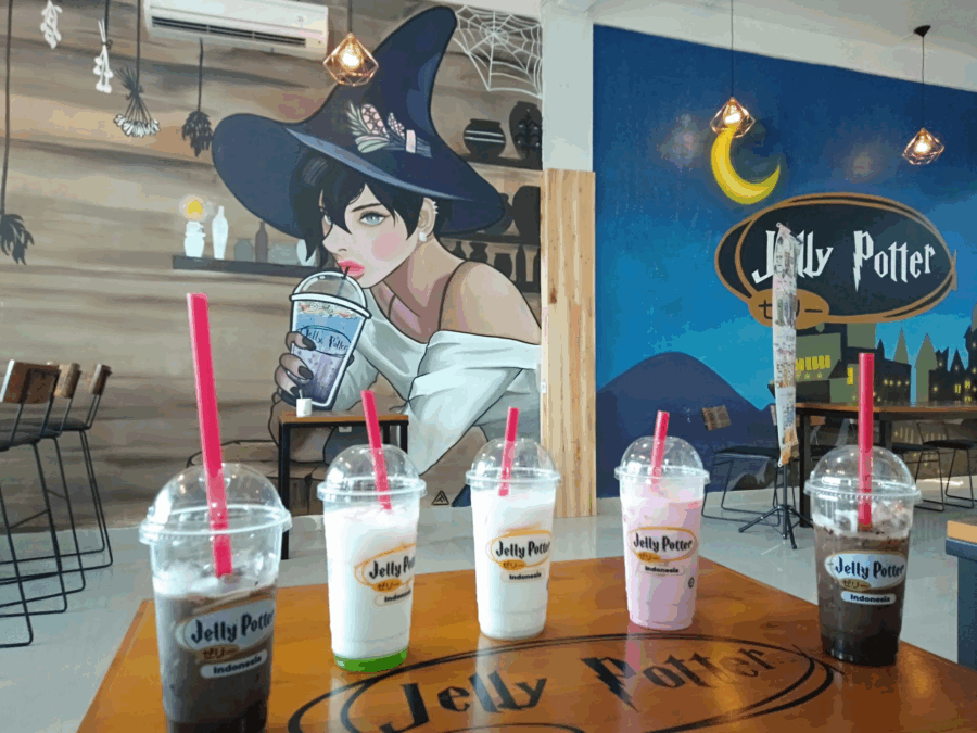 Ragam menu Franchise Jelly Potter