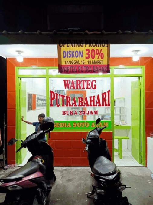 Perkembangan Franchise Warteg putra Bahari