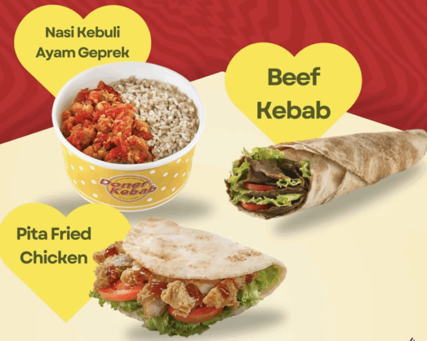 Ragam Menu Franchise Doner Kebab