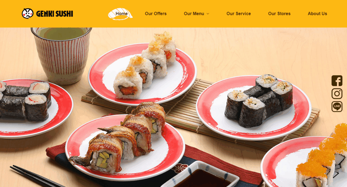 Ragam Menu Franchise Genki Sushi