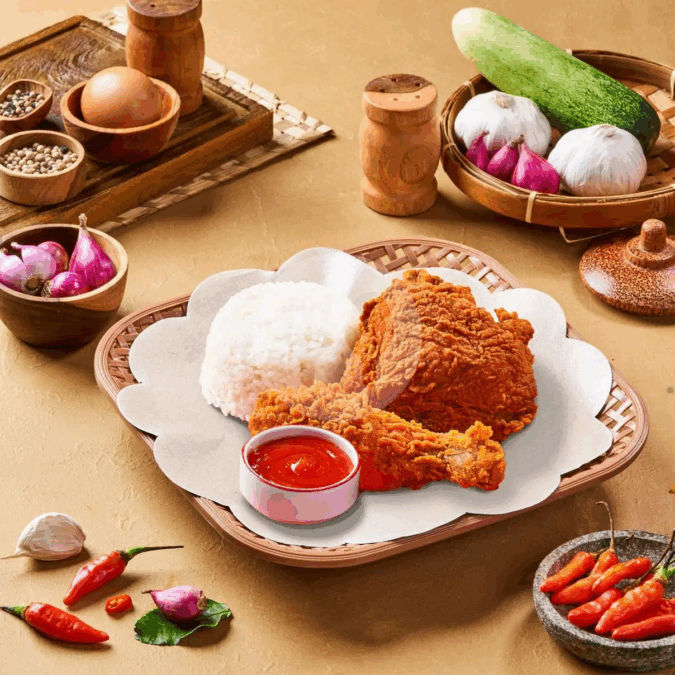 Menu Franchise Ayam Geprek Juara